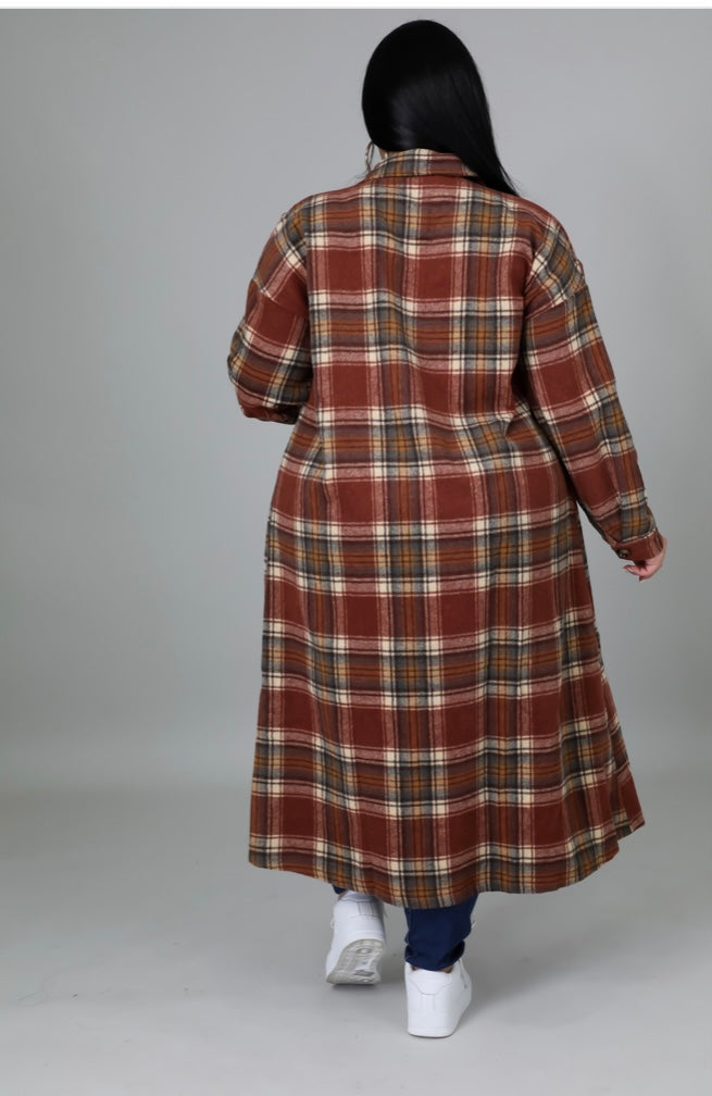 Checkered Plaid Jacket