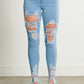 Light distressed jeans