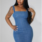 Cut It Out Denim Dress