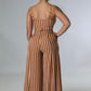 Chique Fashions Jumpsuit (Brown)