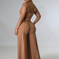 Chique Fashions Jumpsuit (Brown)